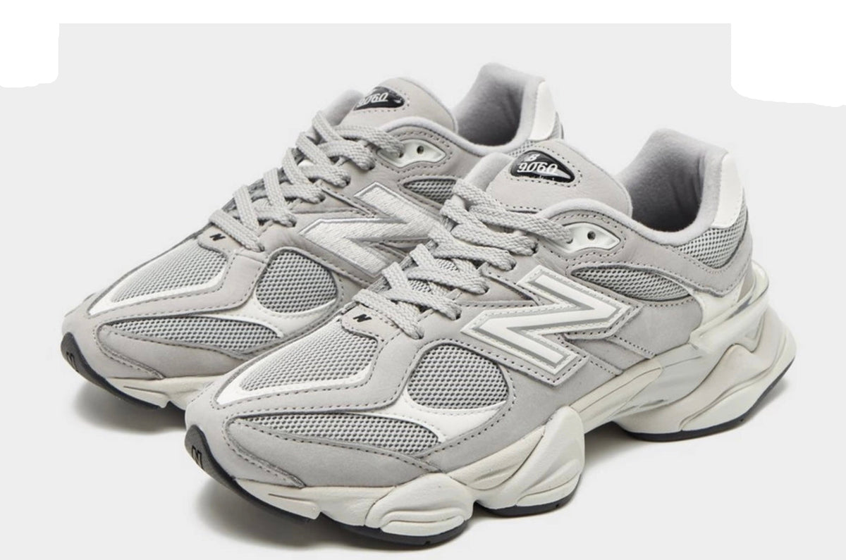 New Balance 9060 ホワイト/グレー New Balance 9060 sneakers in white with gray metallic detail