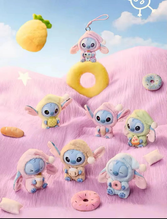 Miniso Disney Stitch Eat Something Before Sleep Vinyl Series Blind Box