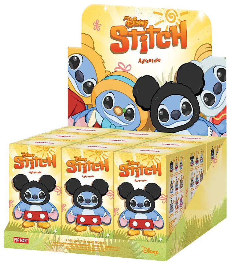 Pop Mart Stitch Adventure Series Vinyl Plush Pendant Single Blind Box