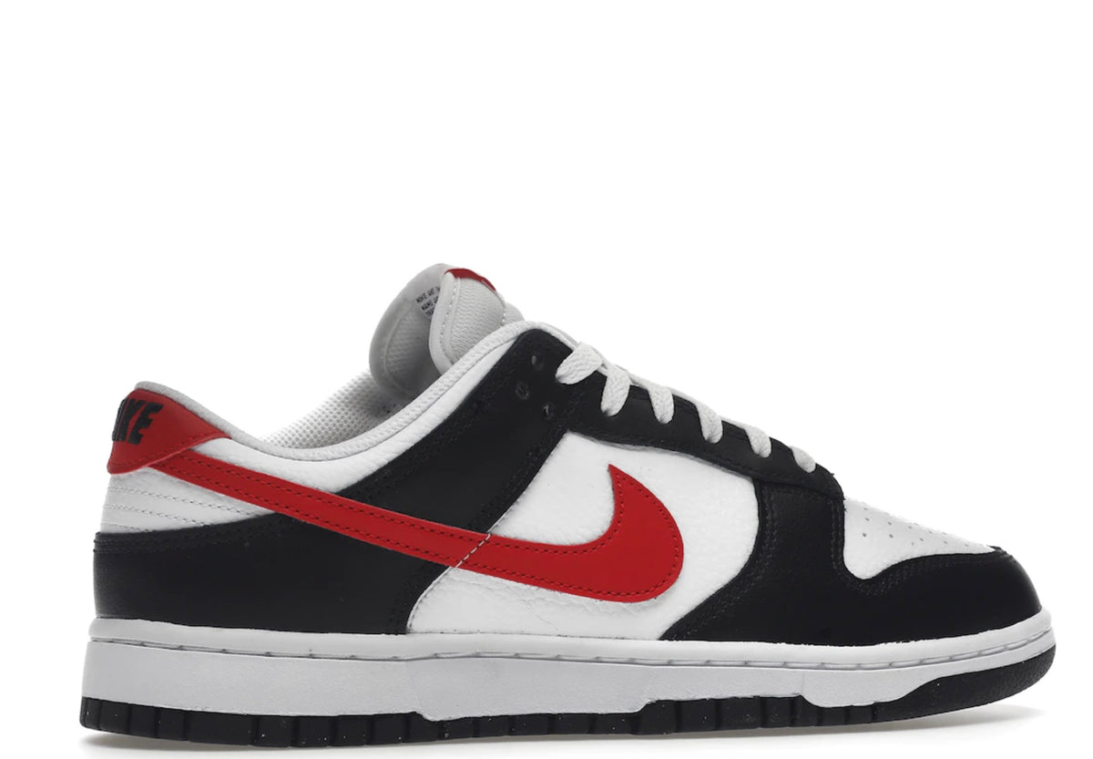 dunk with red toe and brown swoosh