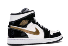 Load image into Gallery viewer, Air Jordan 1 Mid Patent SE &#39;Black Gold&#39;
