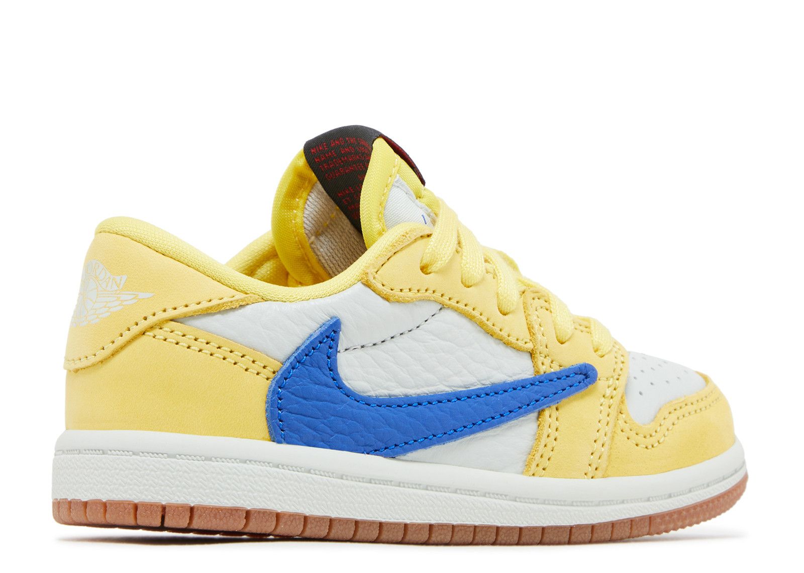 Travis Scott X Air Jordan 1 Retro Low OG Kids TD/PS 'Canary