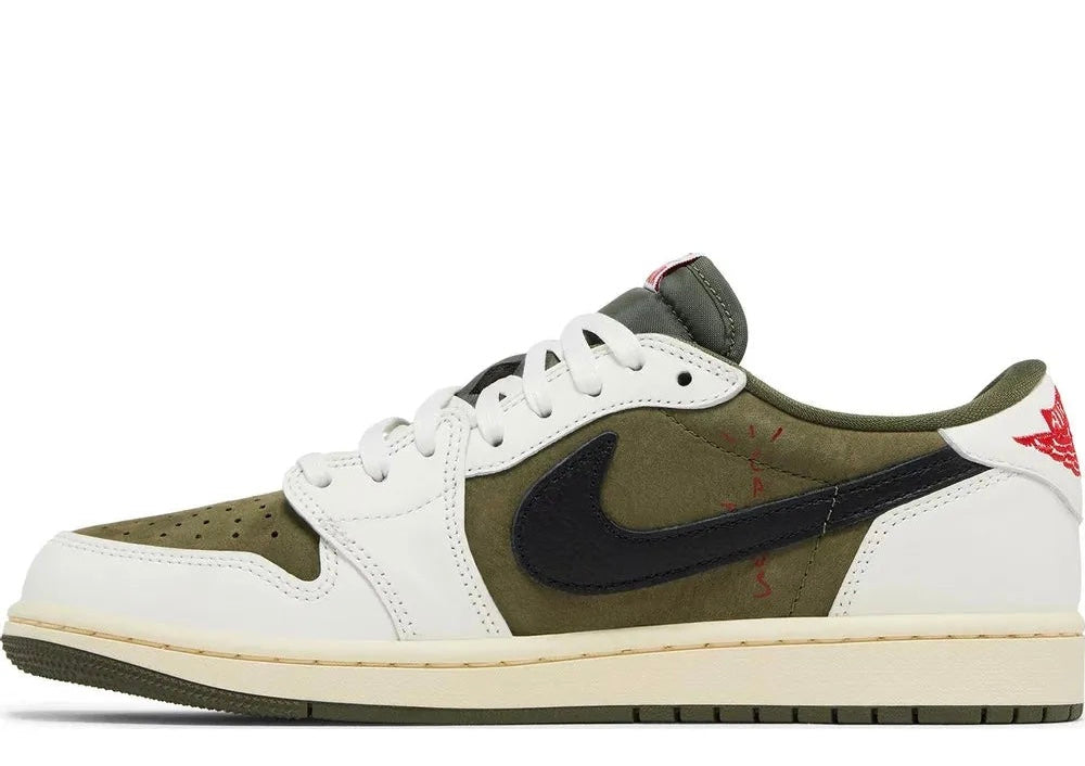 Travis Scott X Air Jordan 1 Low 'Medium Olive"