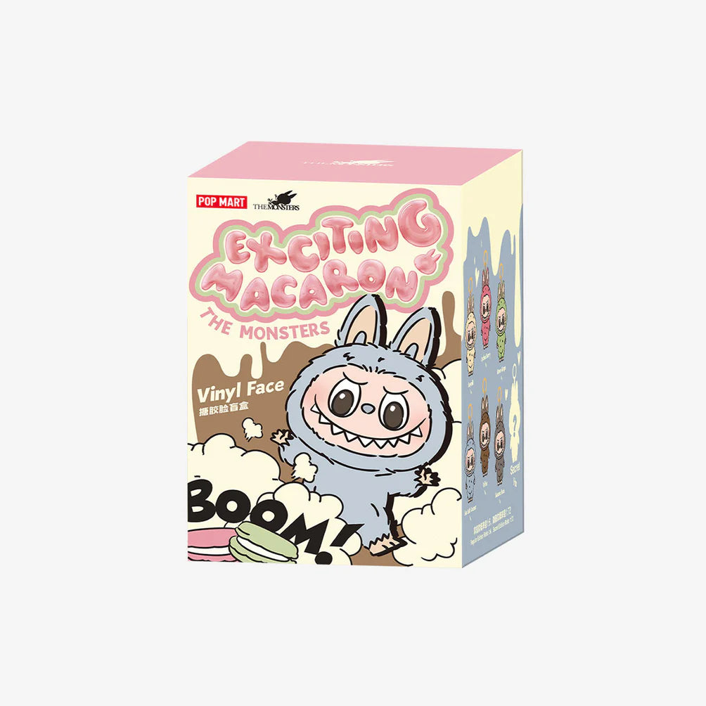 Pop Mart Labubu The Monsters Exciting Macaron Vinyl Plush