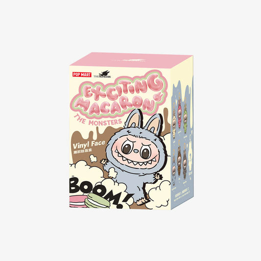 Pop Mart Labubu The Monsters Exciting Macaron Vinyl Plush Pendant Blind Box