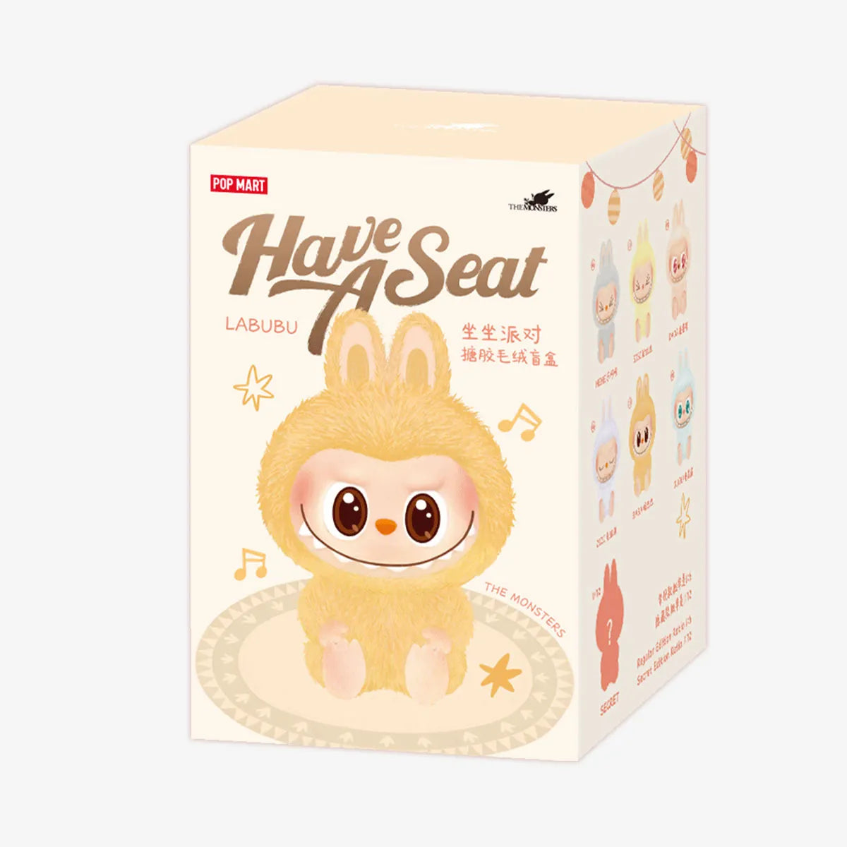 Pop Mart Labubu The Monsters Have A Seat Vinyl Plush Blind Box