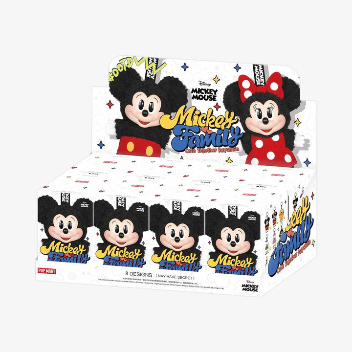 Pop Mart Disney Mickey Family Together Series Plush Keychain Blind Box