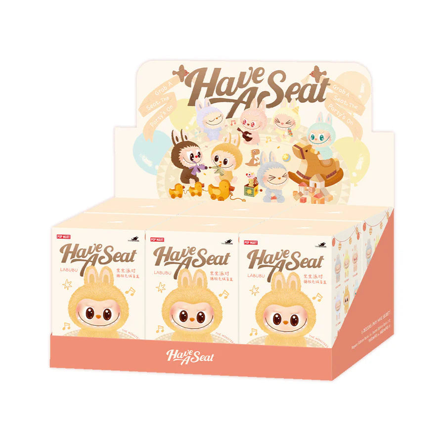 Pop Mart Labubu The Monsters Have A Seat Vinyl Plush Blind Box