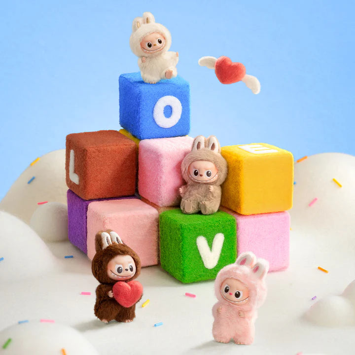 Pop Mart Labubu The Monsters Pin for Love Series A-M Vinyl Plush Pendant Blind Box