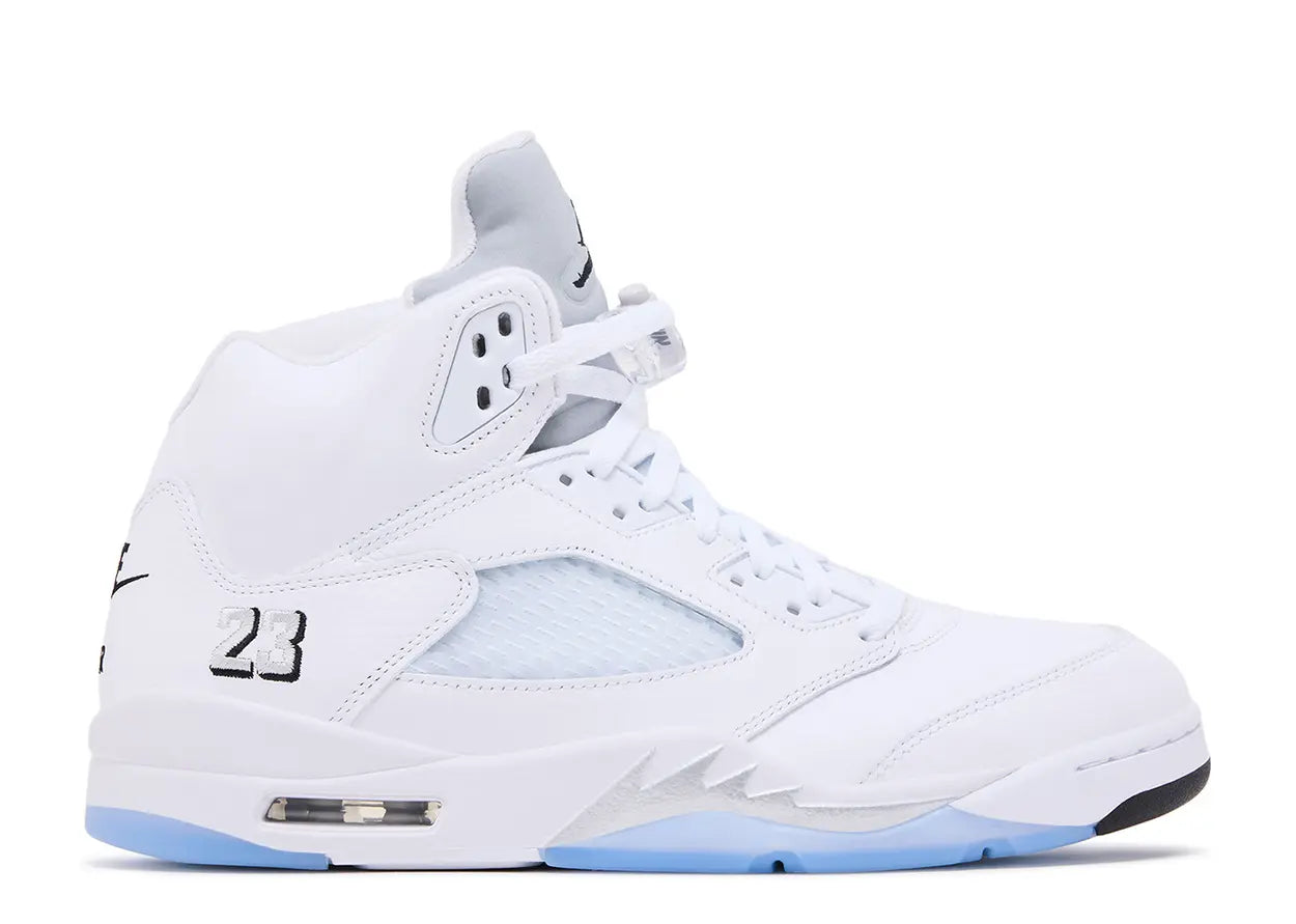 Air Jordan 5 Retro OG 'White Metallic'
