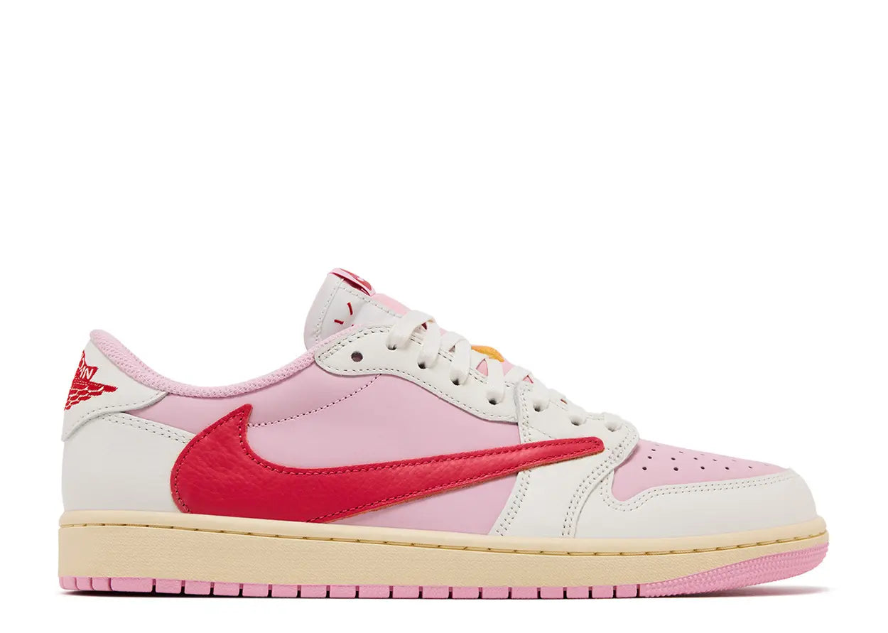 Travis Scott X Air Jordan 1 Low 'Sail Tropical Pink'