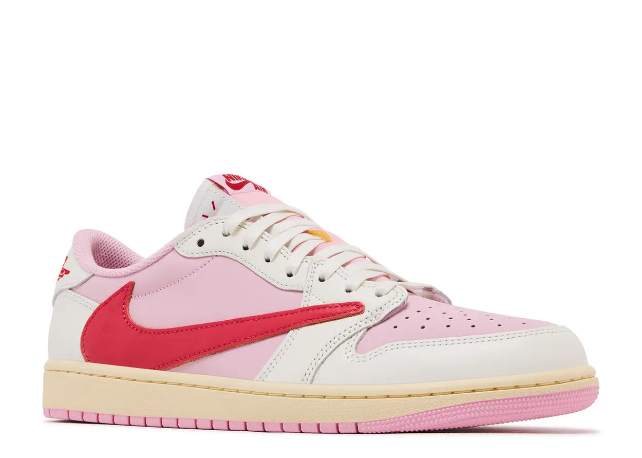 Travis Scott X Air Jordan 1 Low 'Sail Tropical Pink'