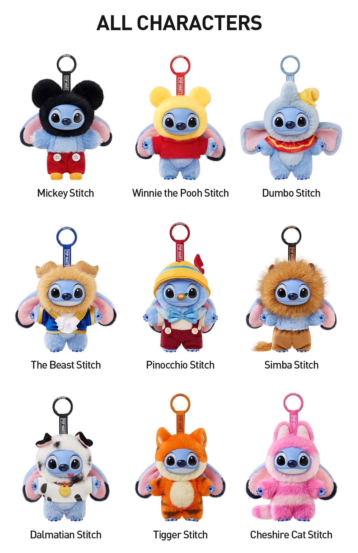 Pop Mart Stitch Adventure Series Vinyl Plush Pendant Single Blind Box
