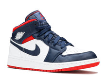 Load image into Gallery viewer, Air Jordan 1 Mid &quot;USA Olympic&quot;
