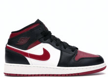 Load image into Gallery viewer, Air Jordan 1 Mid &#39;Bred Toe’
