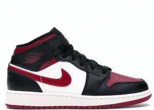 Air Jordan 1 Mid 'Bred Toe’