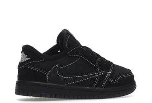 Travis Scott X Air Jordan 1 Low 'Black Phantom' PS/TD