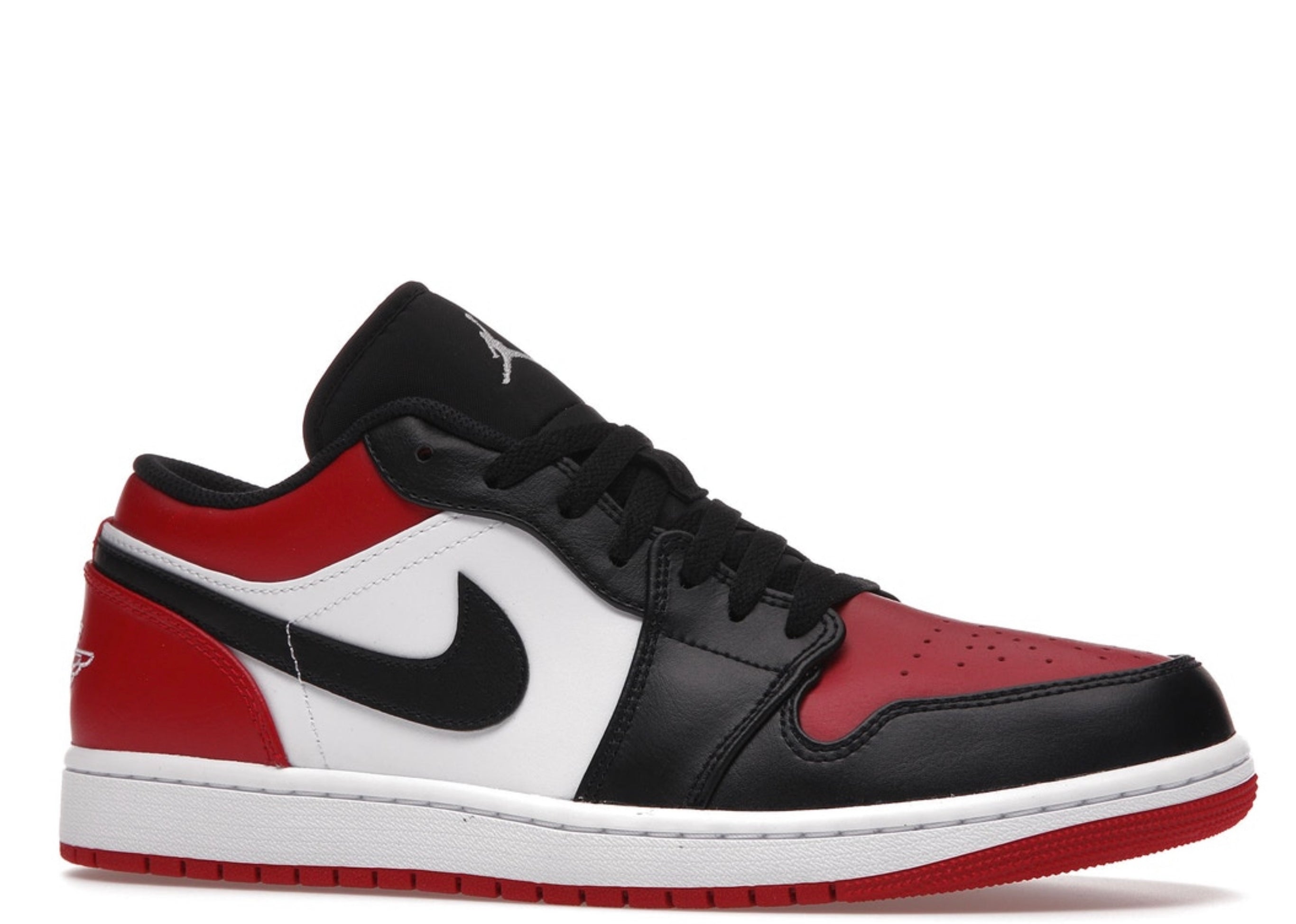 AIR JORDAN 1 LOW BRED TOEエアジョーダン １ローブレッド Air Jordan 1 Low 'Bred Toe' – LevelUpKickz