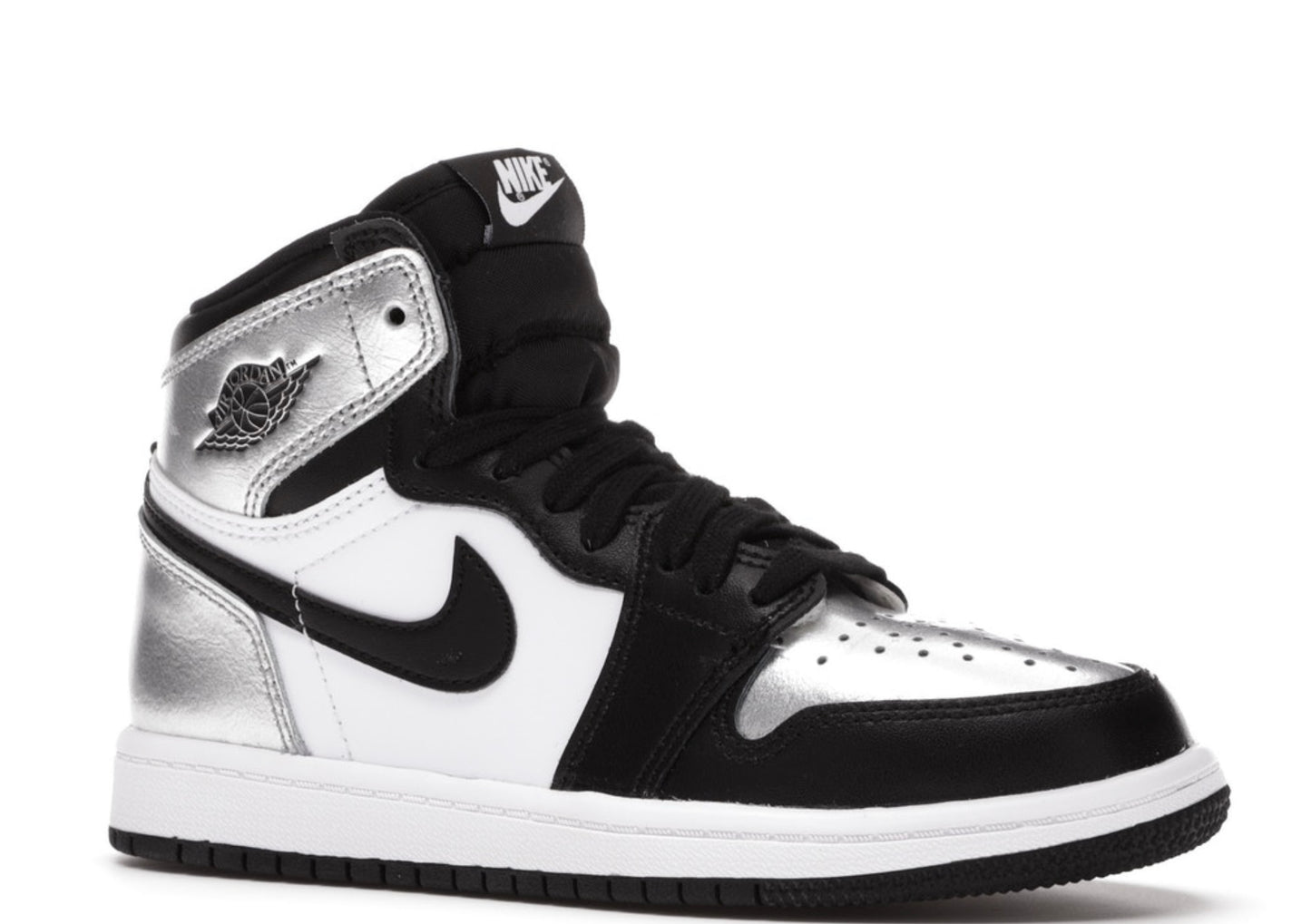 Air Jordan 1 Retro High OG TD 'Silver Toe'
